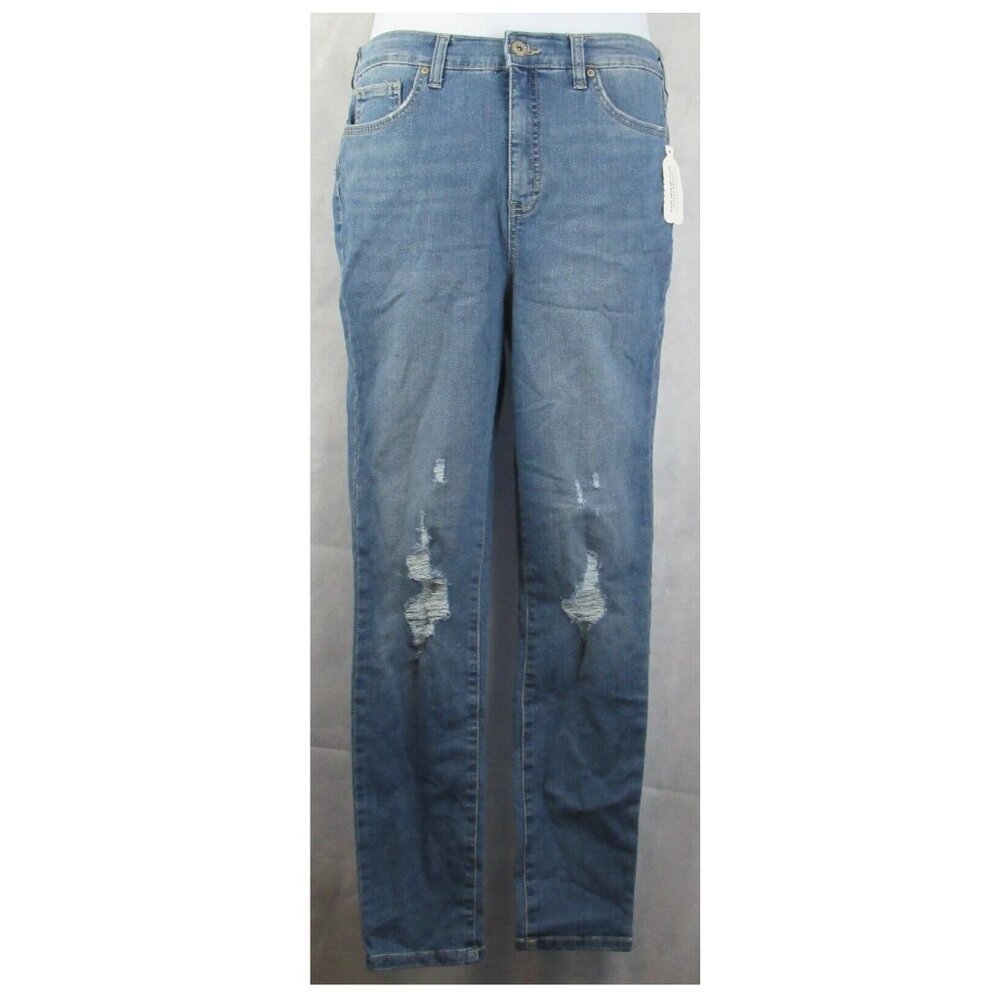 Style & Co Women's High Rise Skinny Leg Ankle Jeans, Epiphany Blue Wash, Size 10